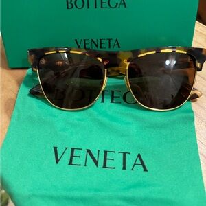 Bottega Veneta Tortoise Shell Sunglasses